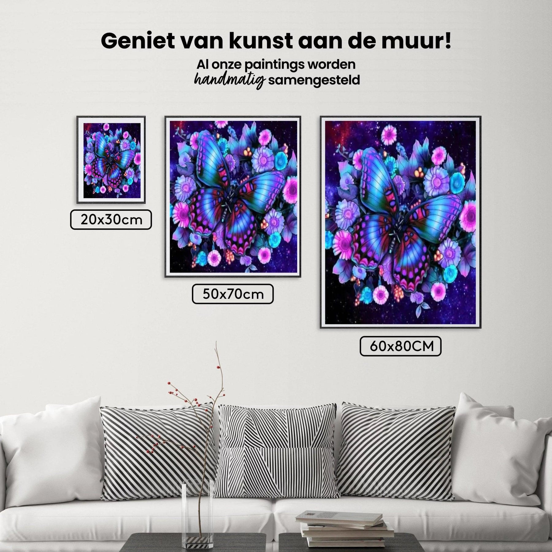Diamantmalerei Schmetterling mit Blume - SEOS Shop ®