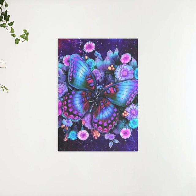 Diamantmalerei Schmetterling mit Blume - SEOS Shop ®