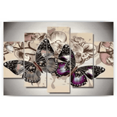 Diamantmalerei Schmetterlinge 5 Panele - SEOS Shop ®