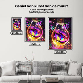 Diamantmalerei Schmetterlinge im Licht - SEOS Shop ®