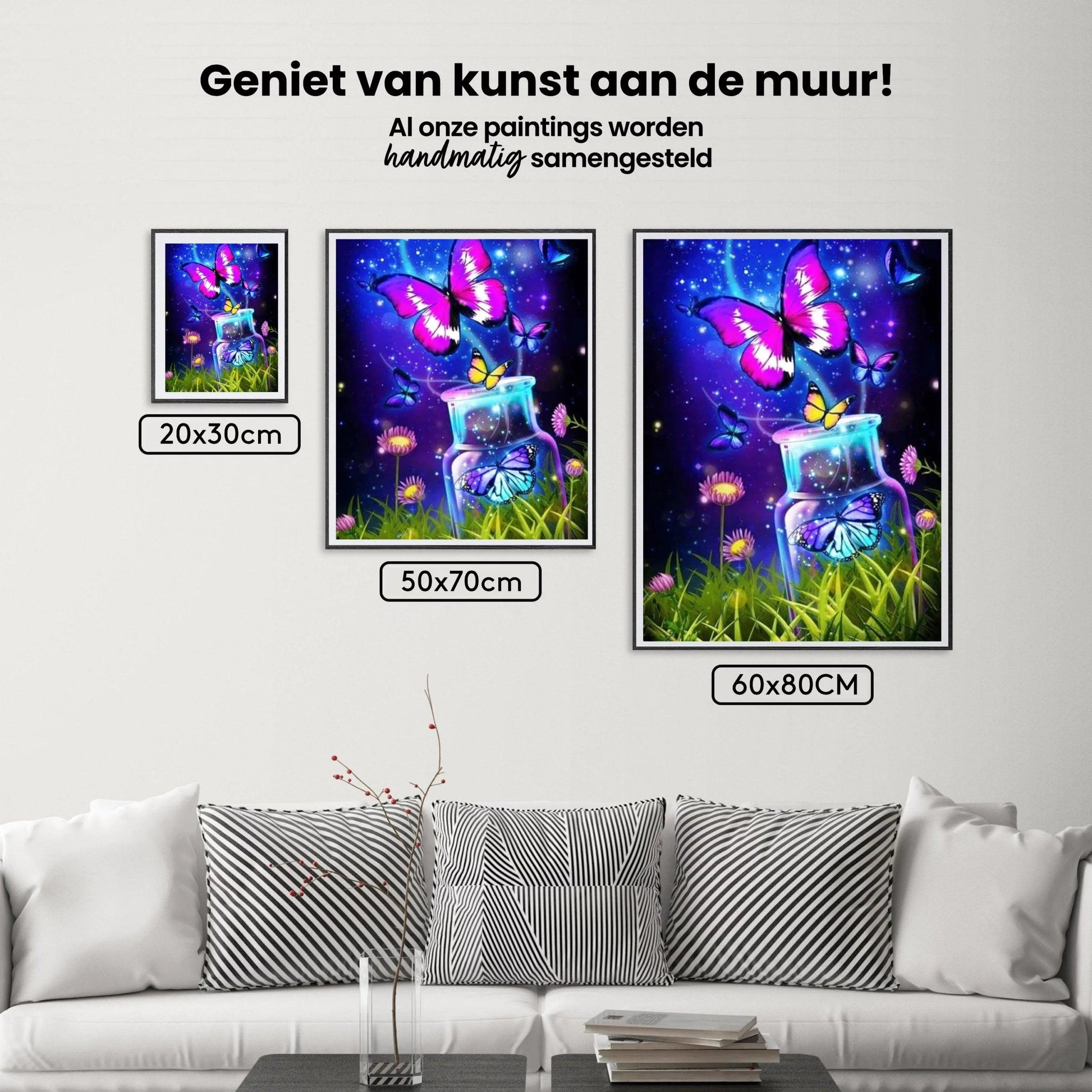 Diamantmalerei Schmetterlinge im Topf - SEOS Shop ®