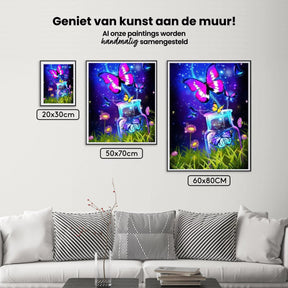 Diamantmalerei Schmetterlinge im Topf - SEOS Shop ®