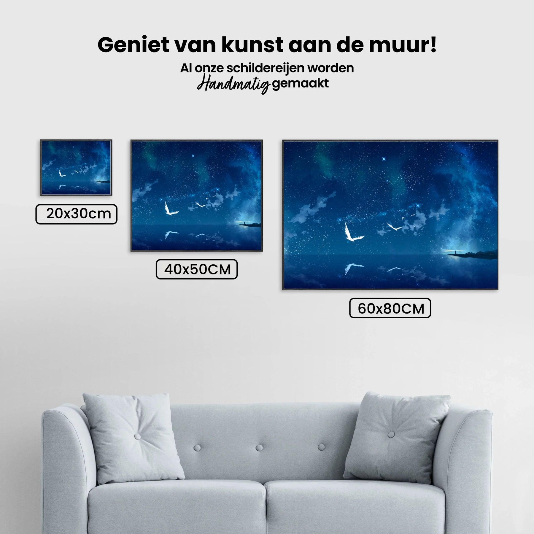 Diamantmalerei Vögel in der Nacht - SEOS Shop ®