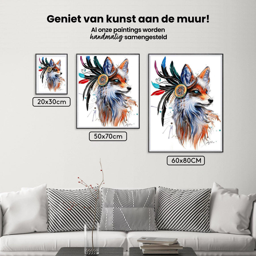 Diamond Painting Fuchs mit Federn - SEOS Shop ®