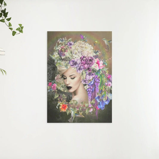 Diamond Painting Frauen mit Blume und Kolibri - SEOS Shop ®