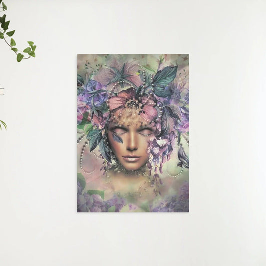 Diamond Painting Frauen mit Blume und Vogel - SEOS Shop ®