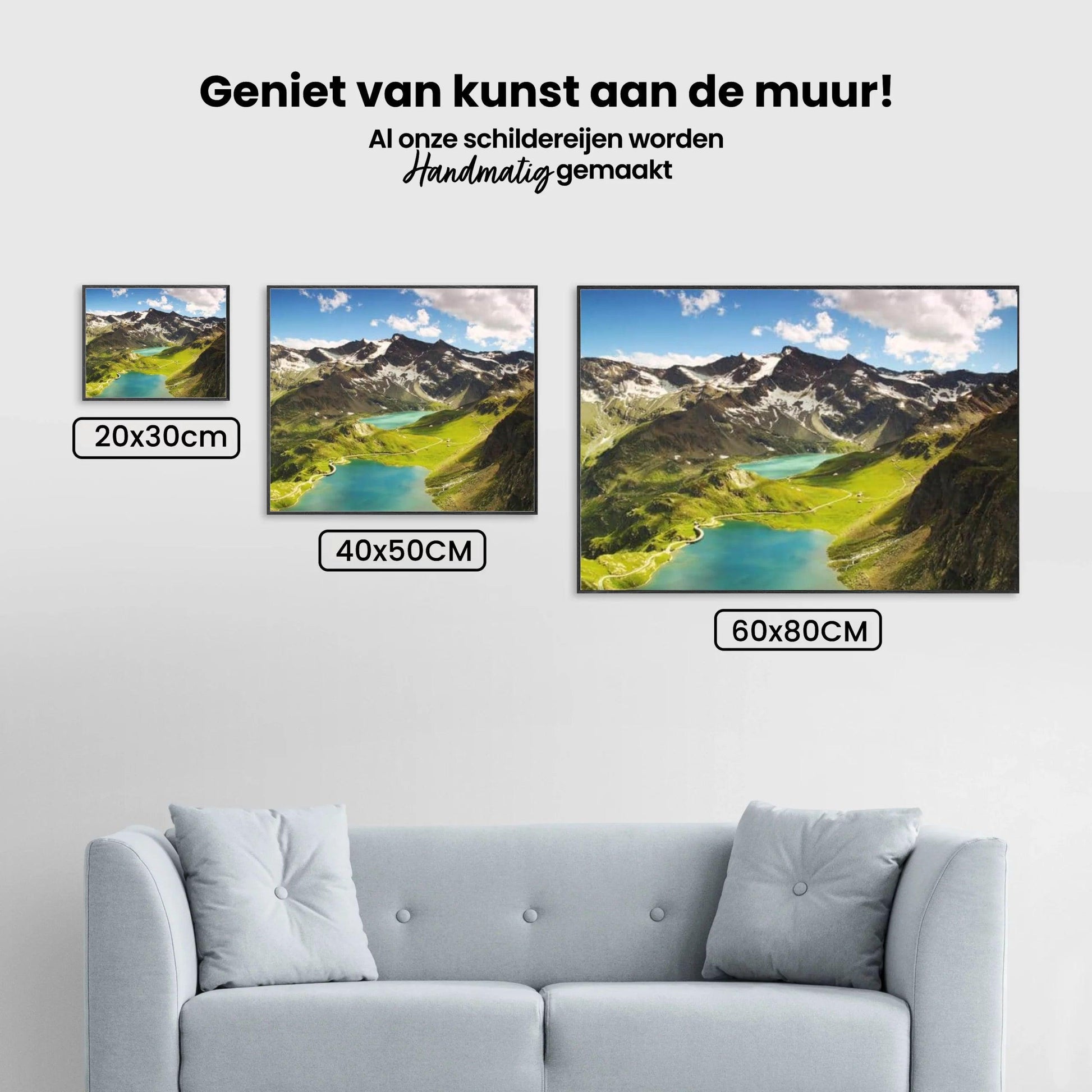 Diamantmalerei Wasser zwischen Bergen – SEOS Shop ®