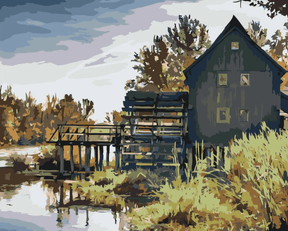 Diamond Painting - Wassermühle - SEOS Shop ®