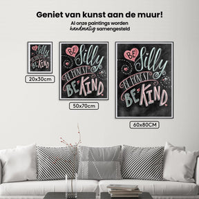 Diamond Painting Sei verrückt, sei ehrlich, sei nett – SEOS Shop ®