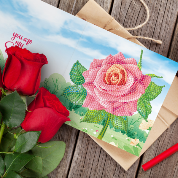 Grußkarte zum Diamantmalen – 8er-Set – inklusive Umschläge