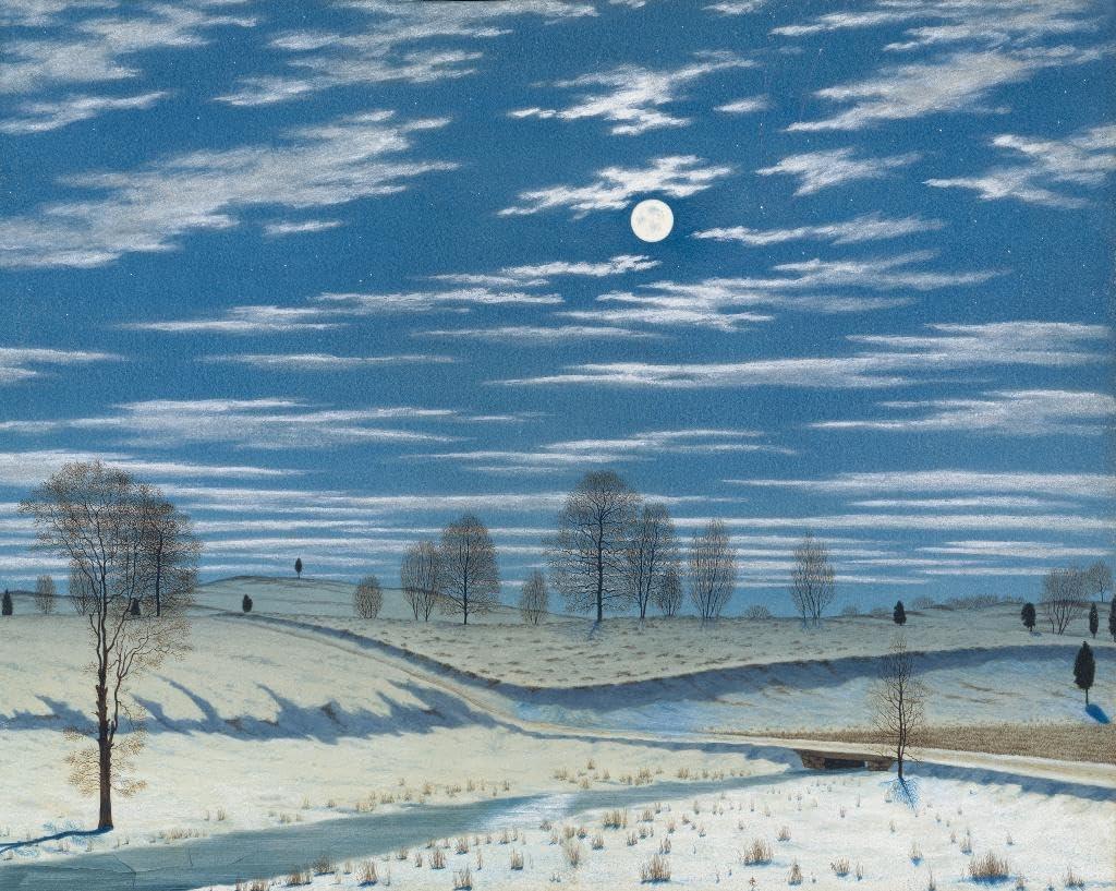 Diamantmalerei - Winterlandschaft im Mondlicht - SEOS Shop ®