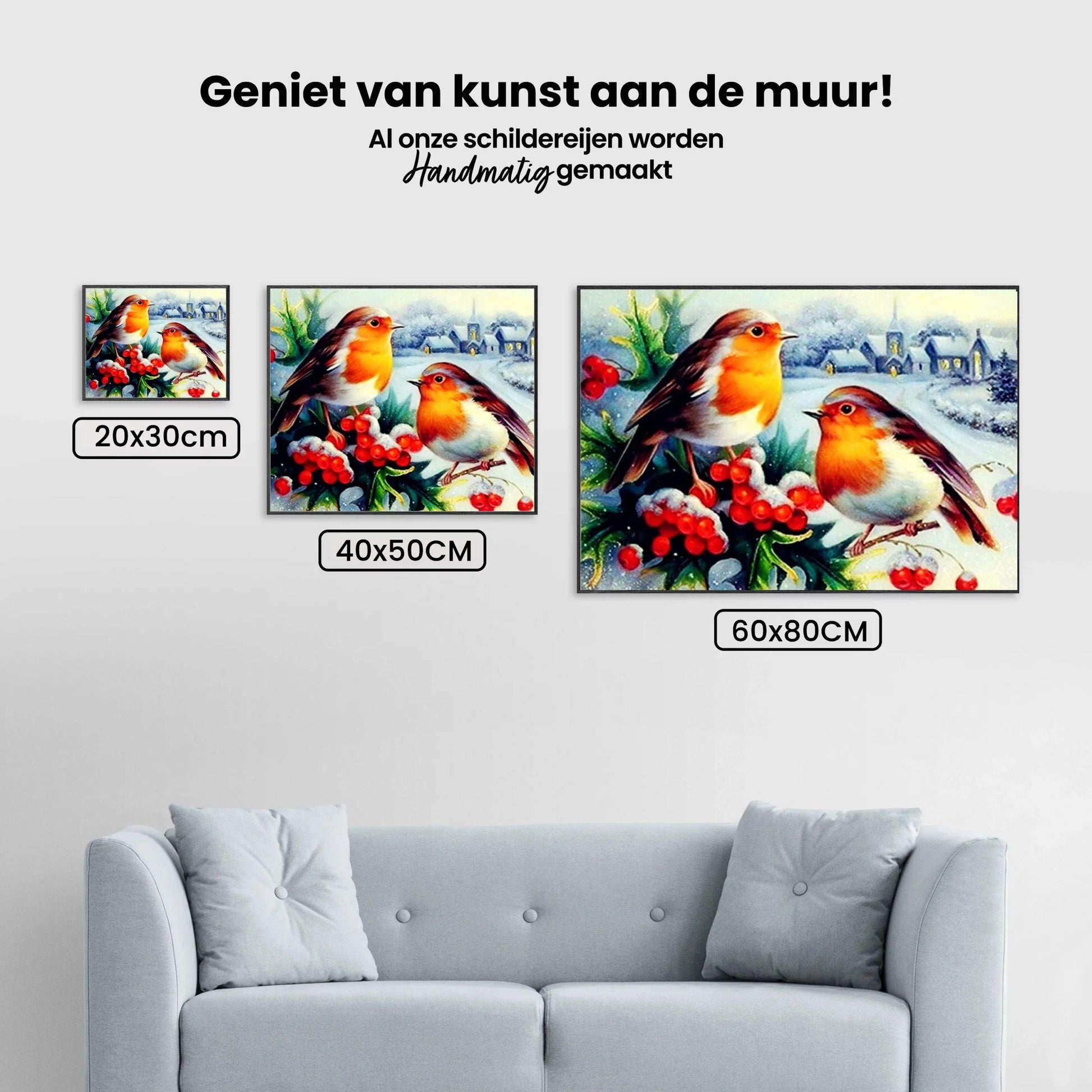 Diamantmalerei Wintervögel - SEOS Shop ®