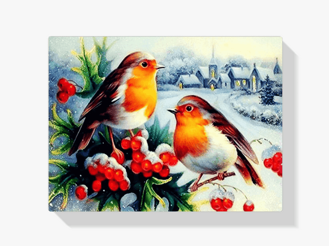 Diamantmalerei Wintervögel - SEOS Shop ®