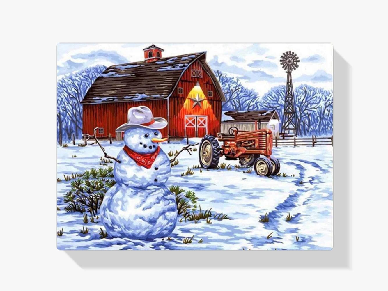 Diamantmalerei Winterfarm - SEOS Shop ®