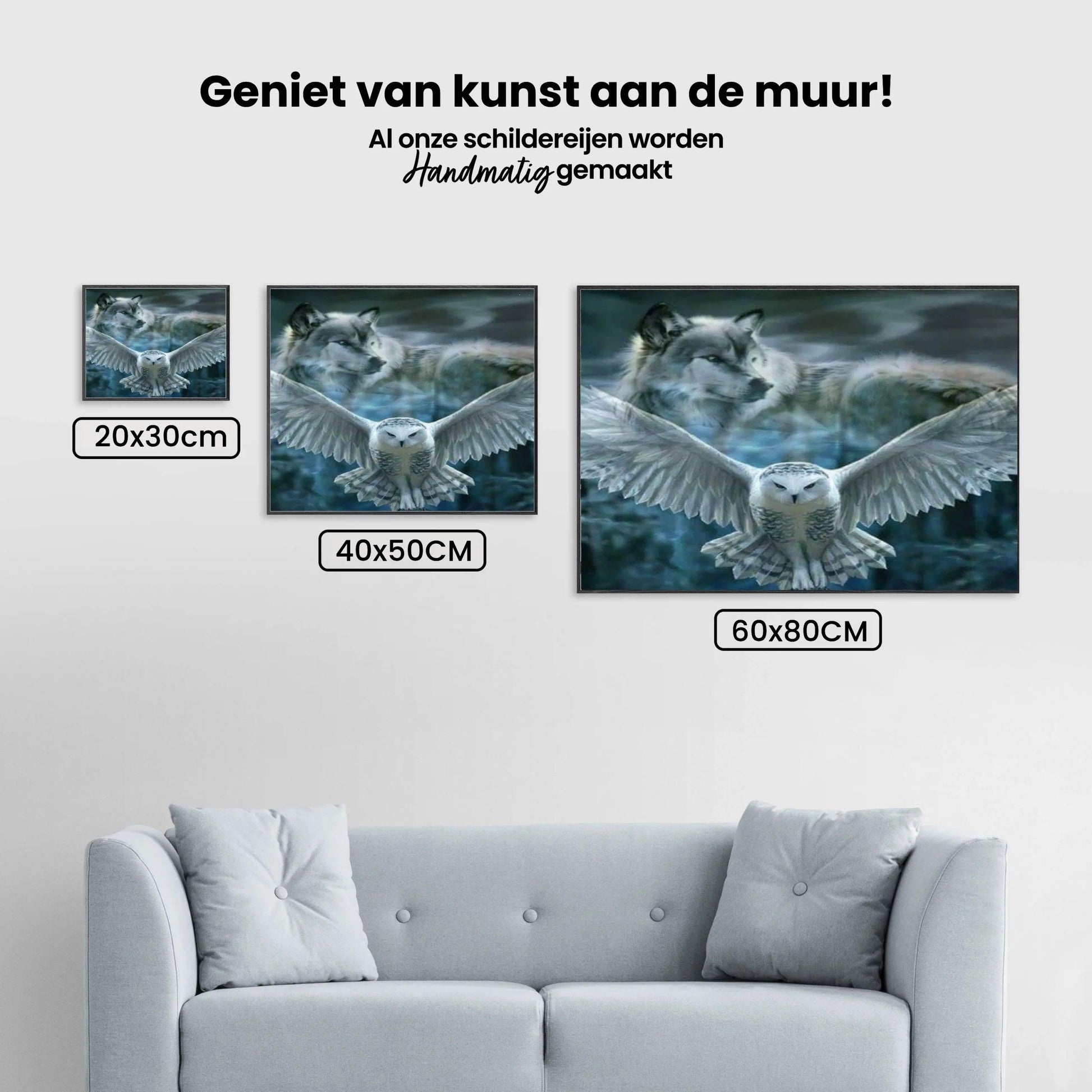 Diamantmalerei Weiße Eule – SEOS Shop ®