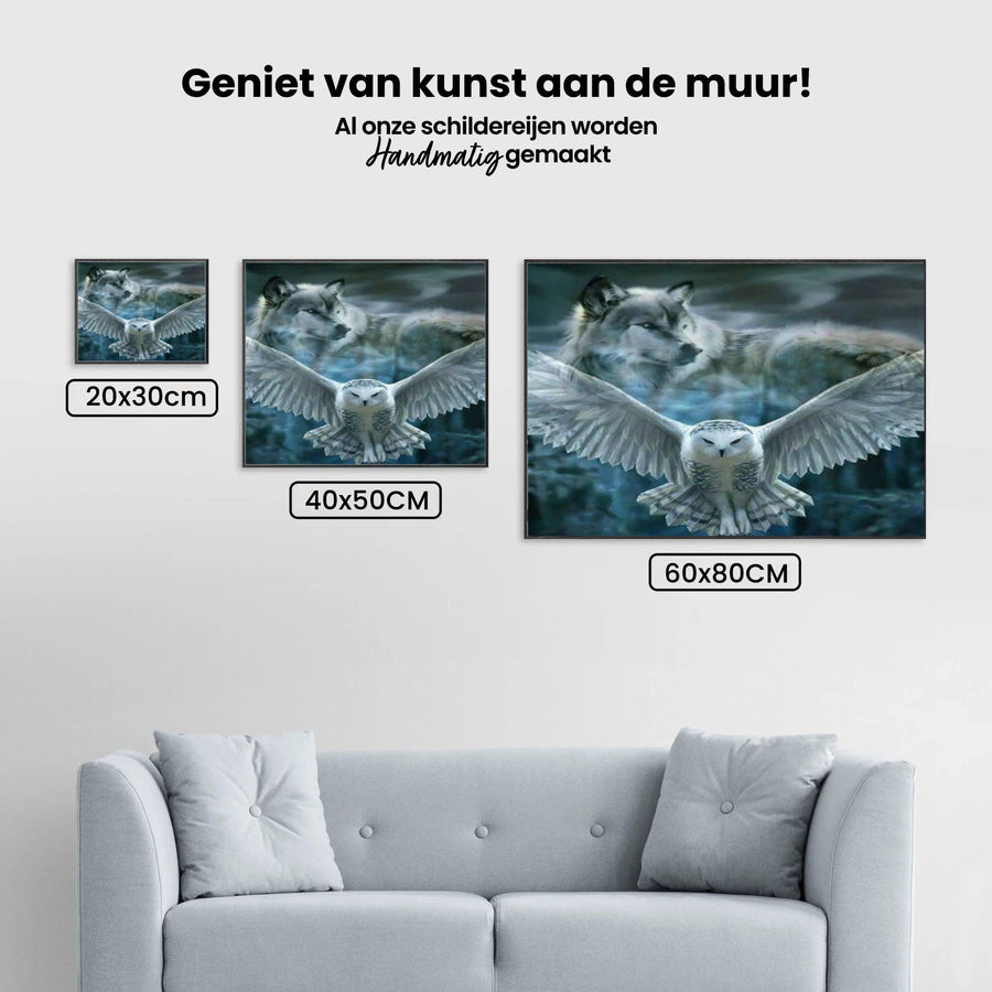 Diamantmalerei Weiße Eule – SEOS Shop ®
