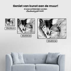 Diamantmalerei Weißes Wolfspaar - SEOS Shop ®