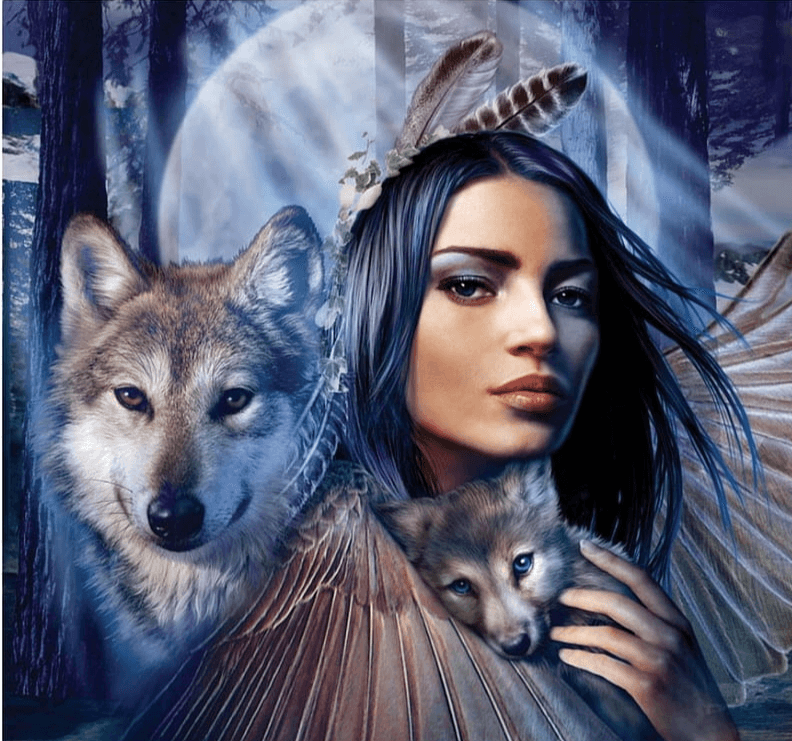 Diamantmalerei Wolfsjunges - SEOS Shop®