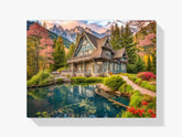 Diamantmalerei Sommerhaus am Wasser - SEOS Shop ®