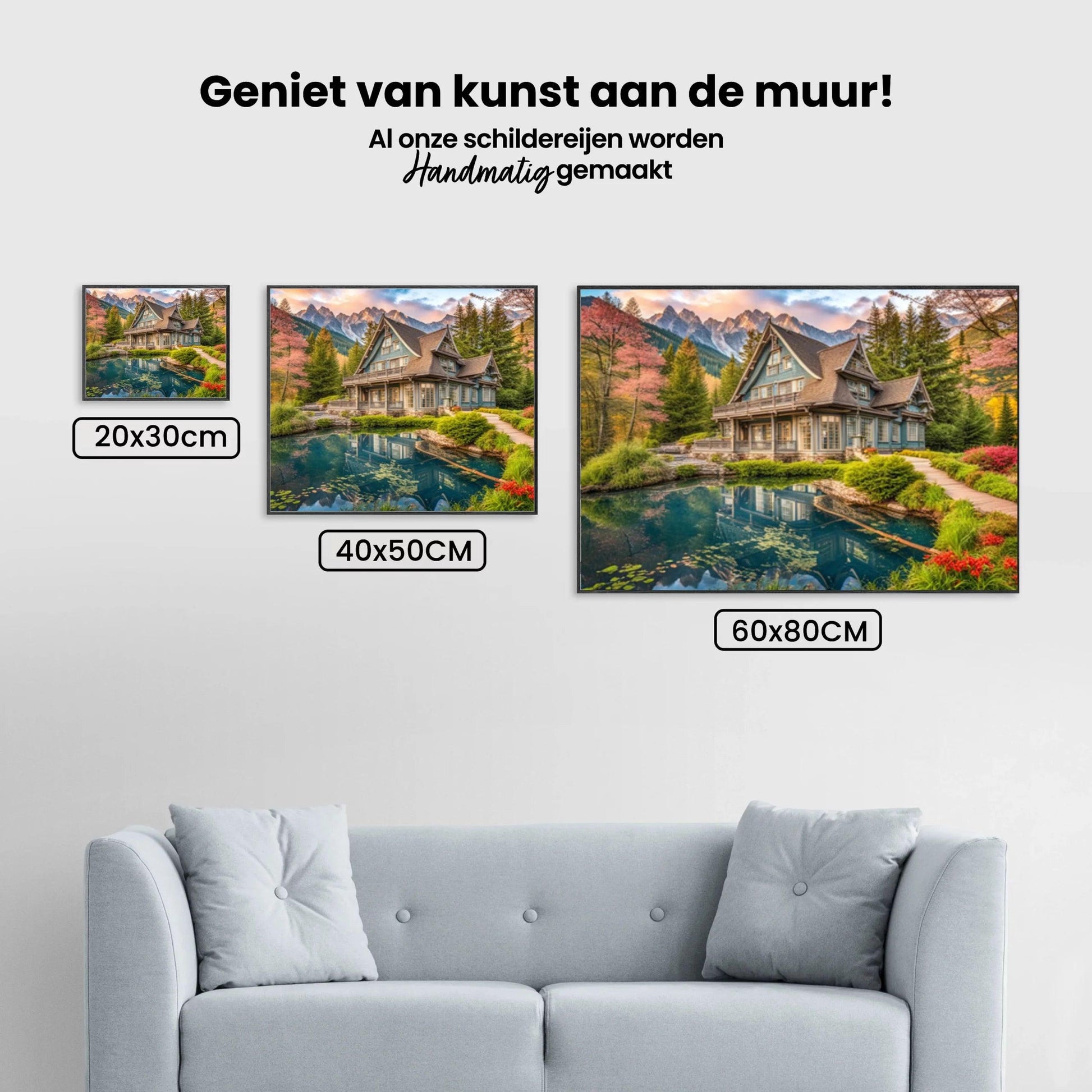 Diamantmalerei Sommerhaus am Wasser - SEOS Shop ®