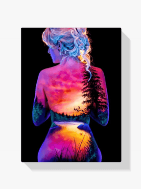 Diamantmalerei Sonne und Mond mit Sternen Mädchen - SEOS Shop ®