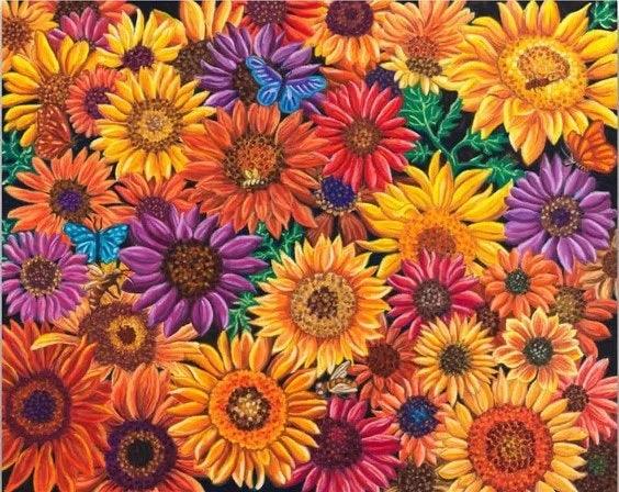 Diamantmalerei - Sonnenblumen - SEOS Shop ®