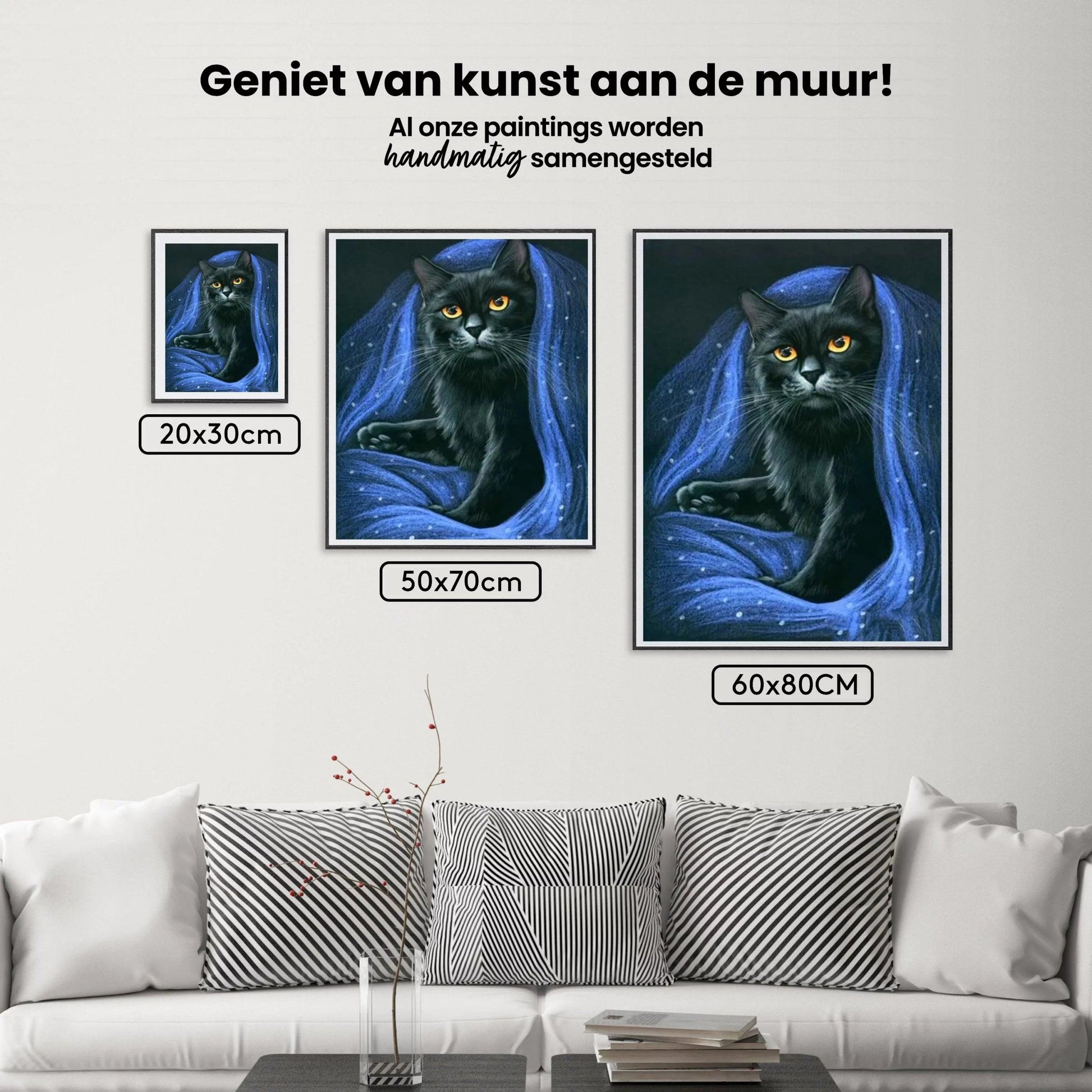 Diamantmalerei Schwarze Katze - SEOS Shop ®