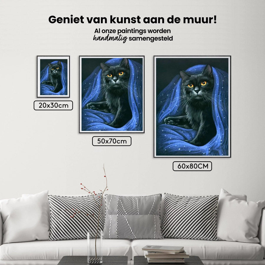 Diamantmalerei Schwarze Katze - SEOS Shop ®