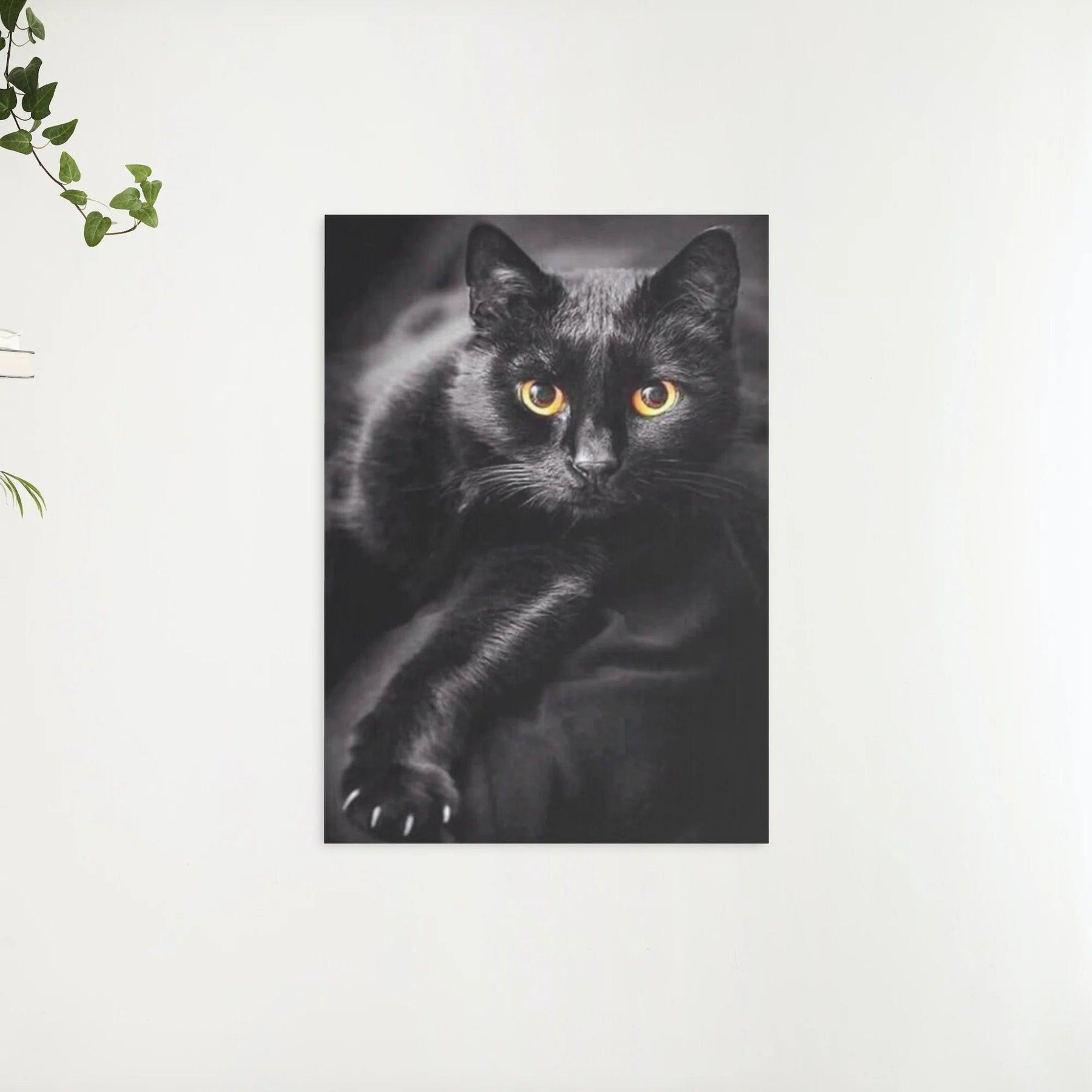 Diamantmalerei Schwarze Katze und gelbe Augen - SEOS Shop ®