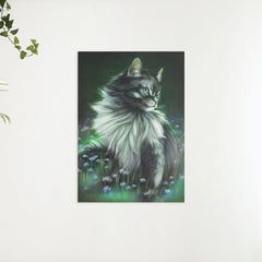 Diamantmalerei Schwarze Katze leuchtend - SEOS Shop ®