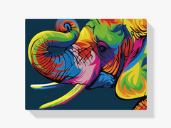 Diamantmalerei – Abstrakter Elefant – SEOS®