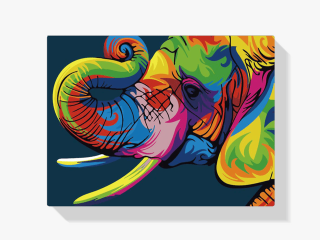 Diamantmalerei – Abstrakter Elefant – SEOS®