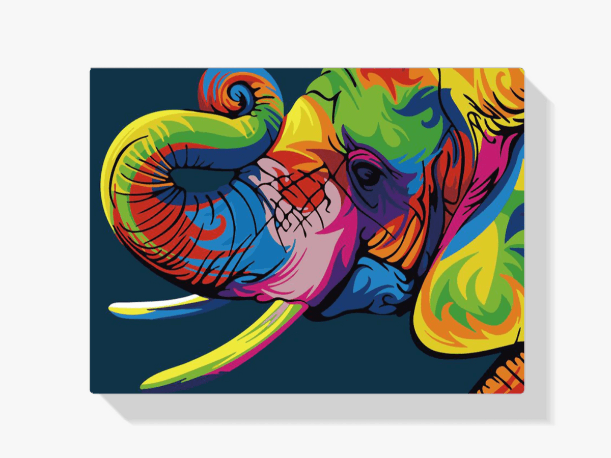 Diamantmalerei – Abstrakter Elefant – SEOS®