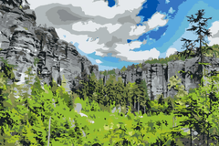 Diamond Painting - Adršpach Felsen - SEOS Shop ®
