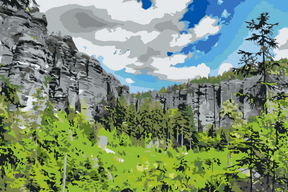 Diamond Painting - Adršpach Felsen - SEOS Shop ®