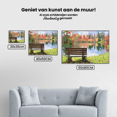 Diamantmalerei - Bank am Teich - SEOS Shop ®