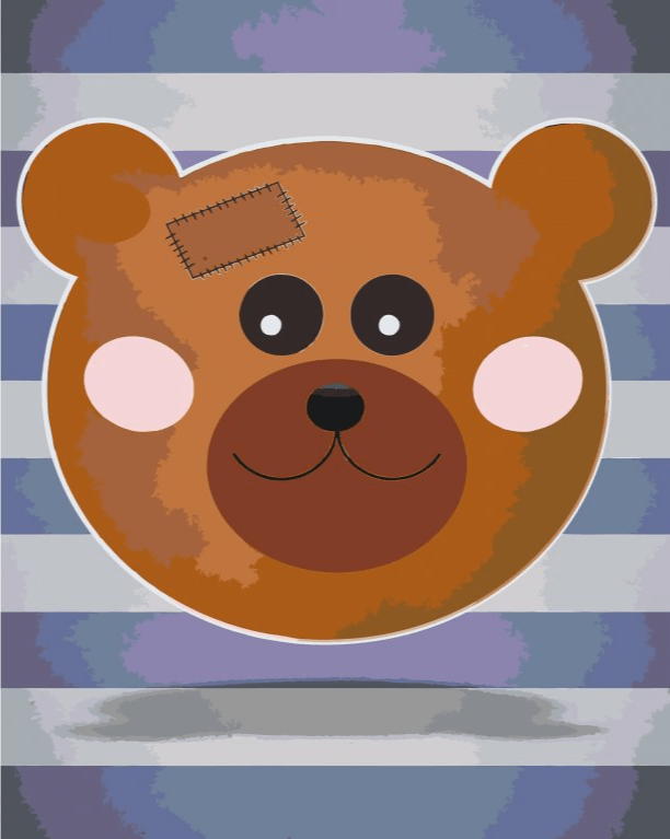 Diamond Painting - Bär vom Poster - SEOS®