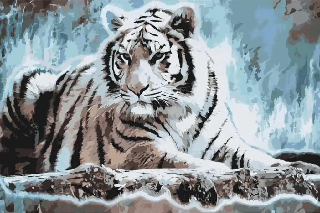Diamantmalerei - Bengalischer Tiger - SEOS®