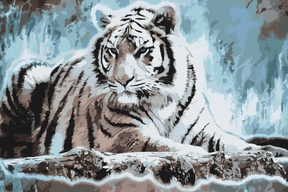 Diamantmalerei - Bengalischer Tiger - SEOS®