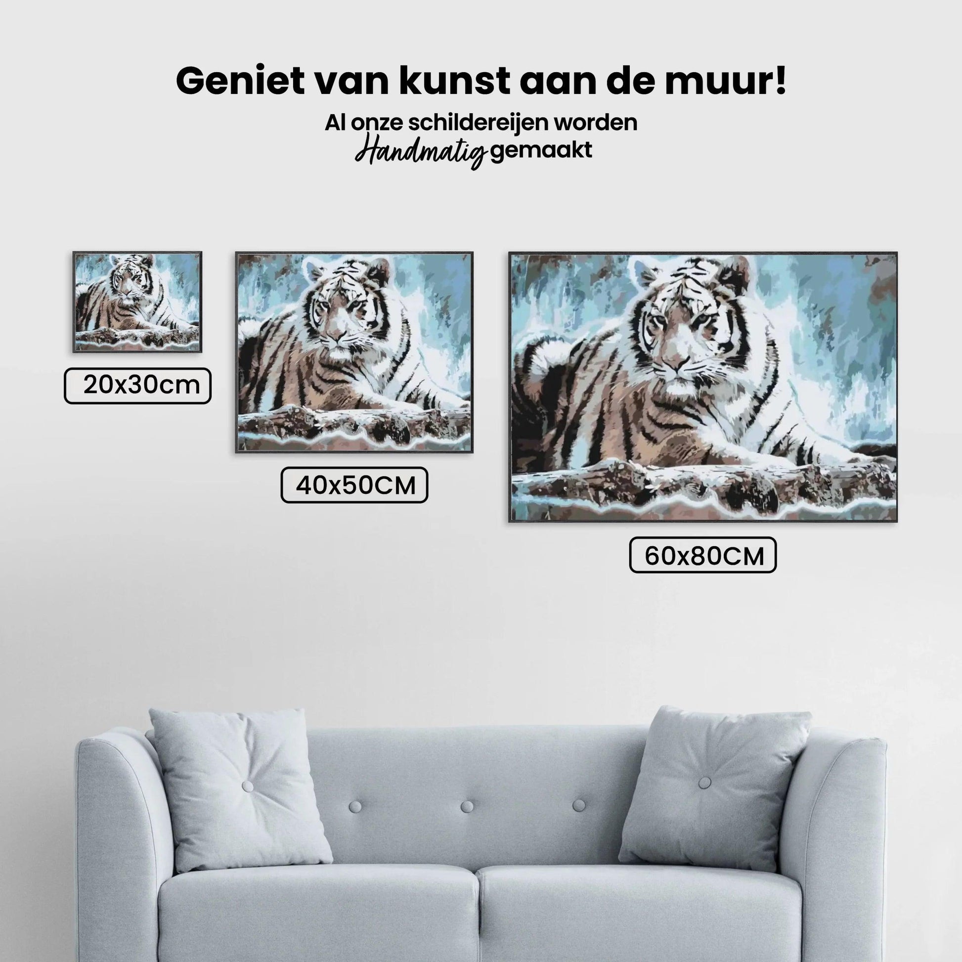 Diamantmalerei - Bengalischer Tiger - SEOS®