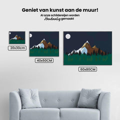 Diamantmalerei - Berge bei Nacht - SEOS Shop ®