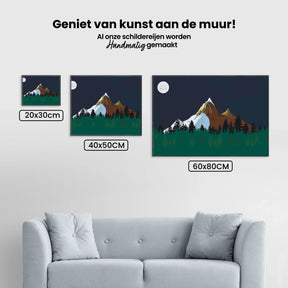 Diamantmalerei - Berge bei Nacht - SEOS Shop ®