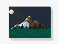 Diamantmalerei - Berge bei Nacht - SEOS Shop ®