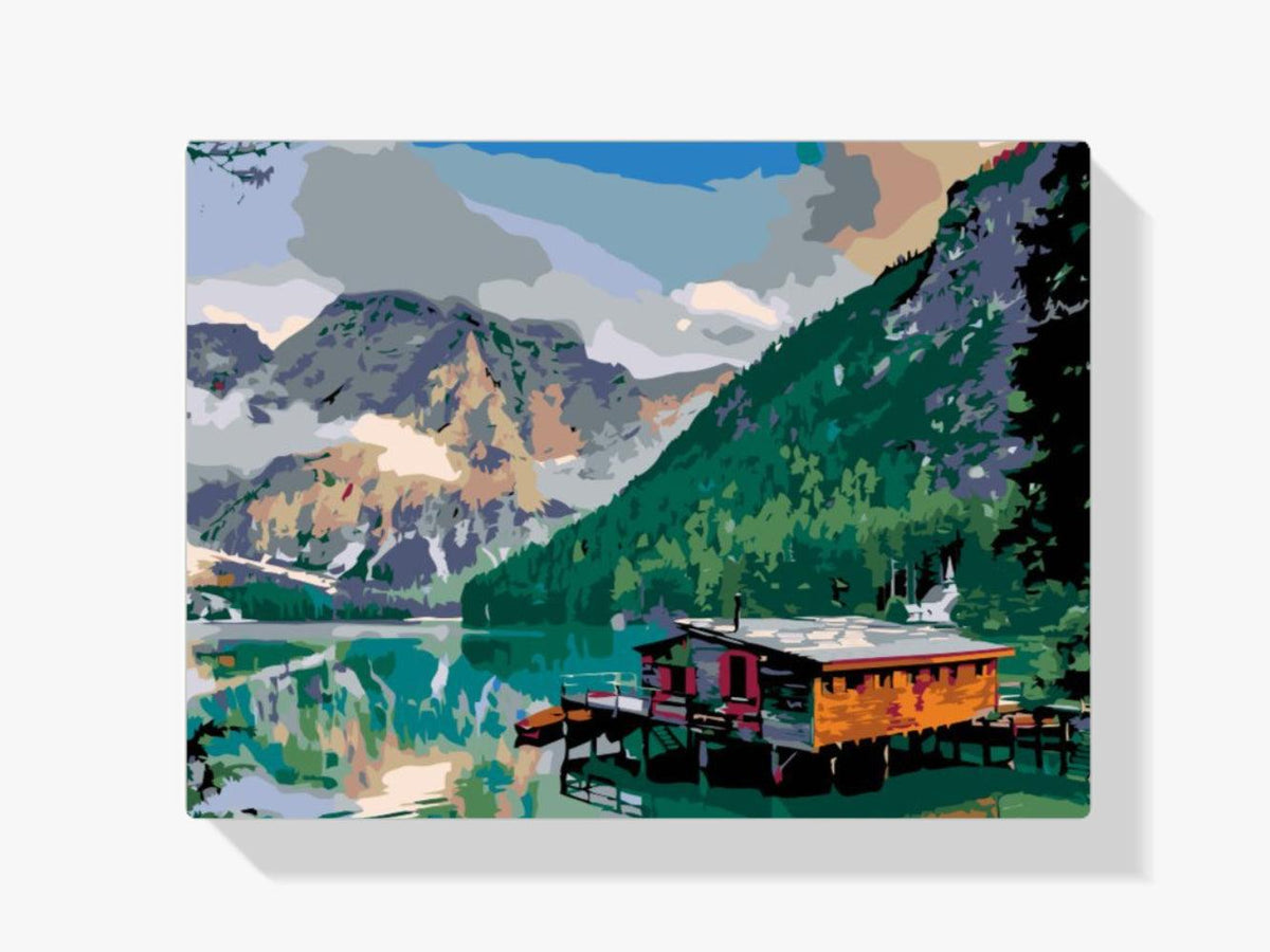 Diamond Painting - Berghütte - SEOS Shop ®