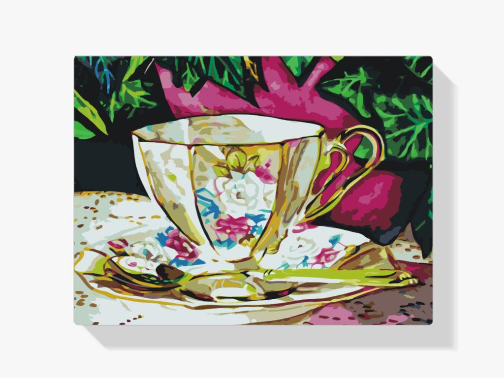 Diamantmalerei - Bemalte Keramiktasse - SEOS Shop ®