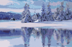 Diamantmalerei - Schneelandschaft - SEOS Shop ®