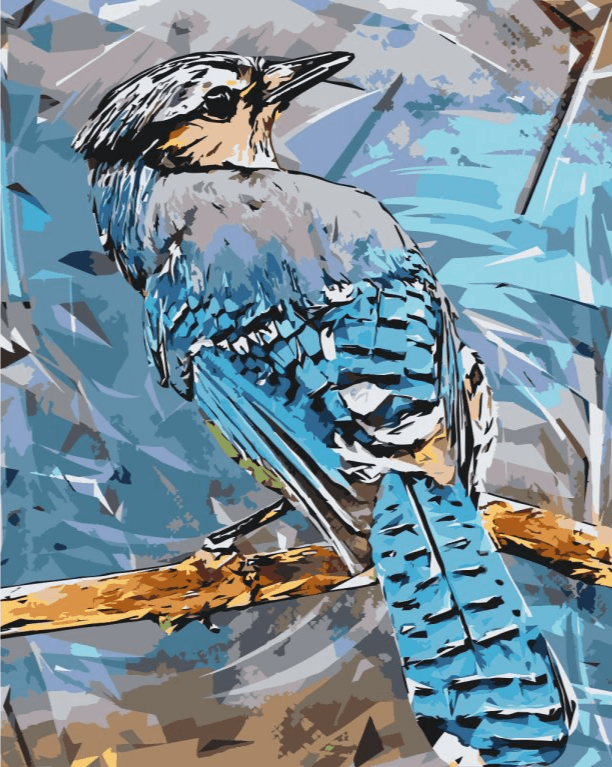 Diamantmalerei – Blauhäher – SEOS®