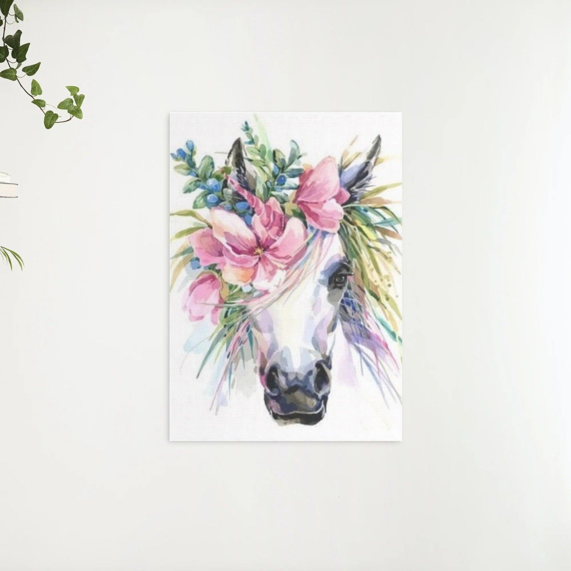 Diamond Painting - Blumen Einhorn - SEOS®
