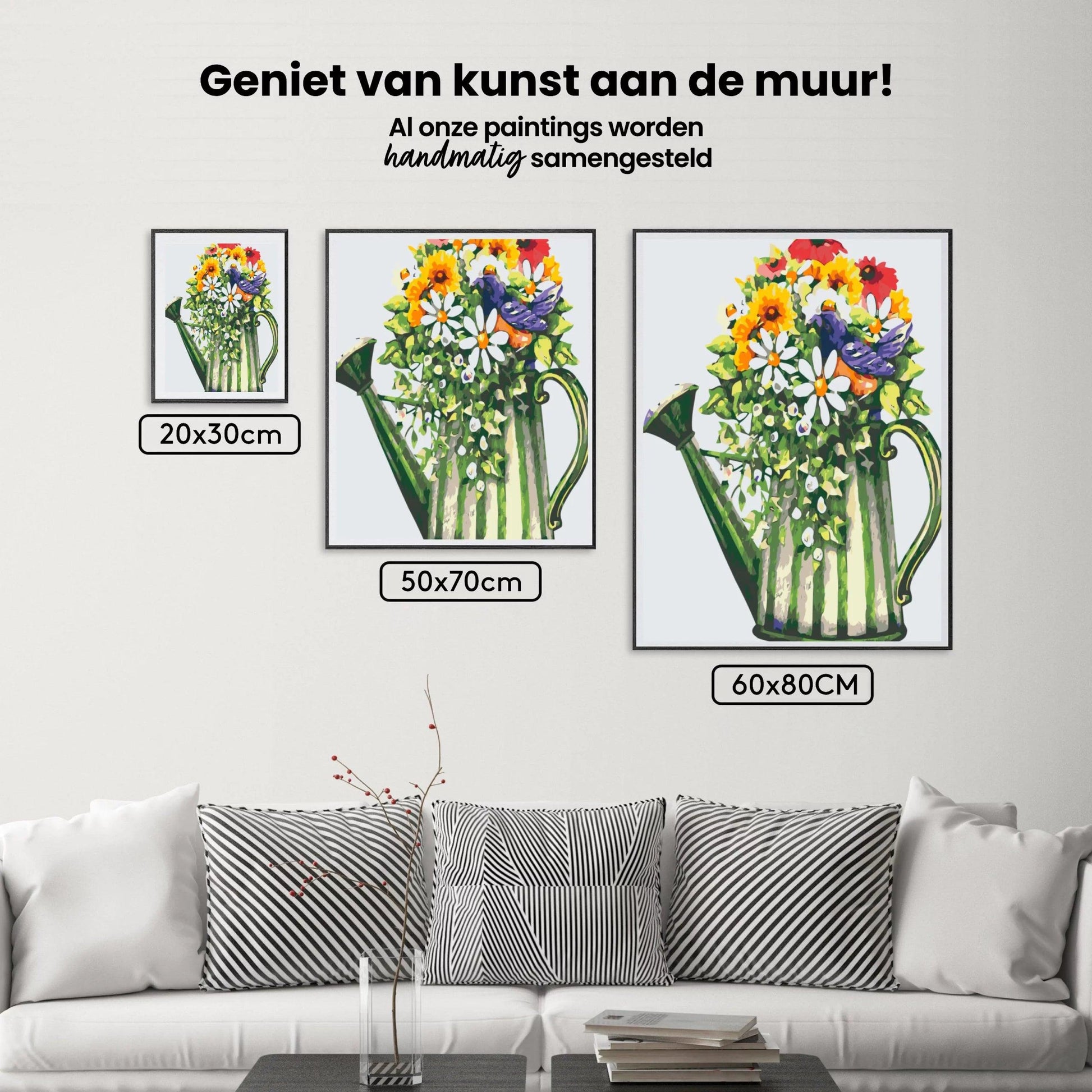 Diamantmalerei - Blumenstrauß im Sprinkler - SEOS Shop ®