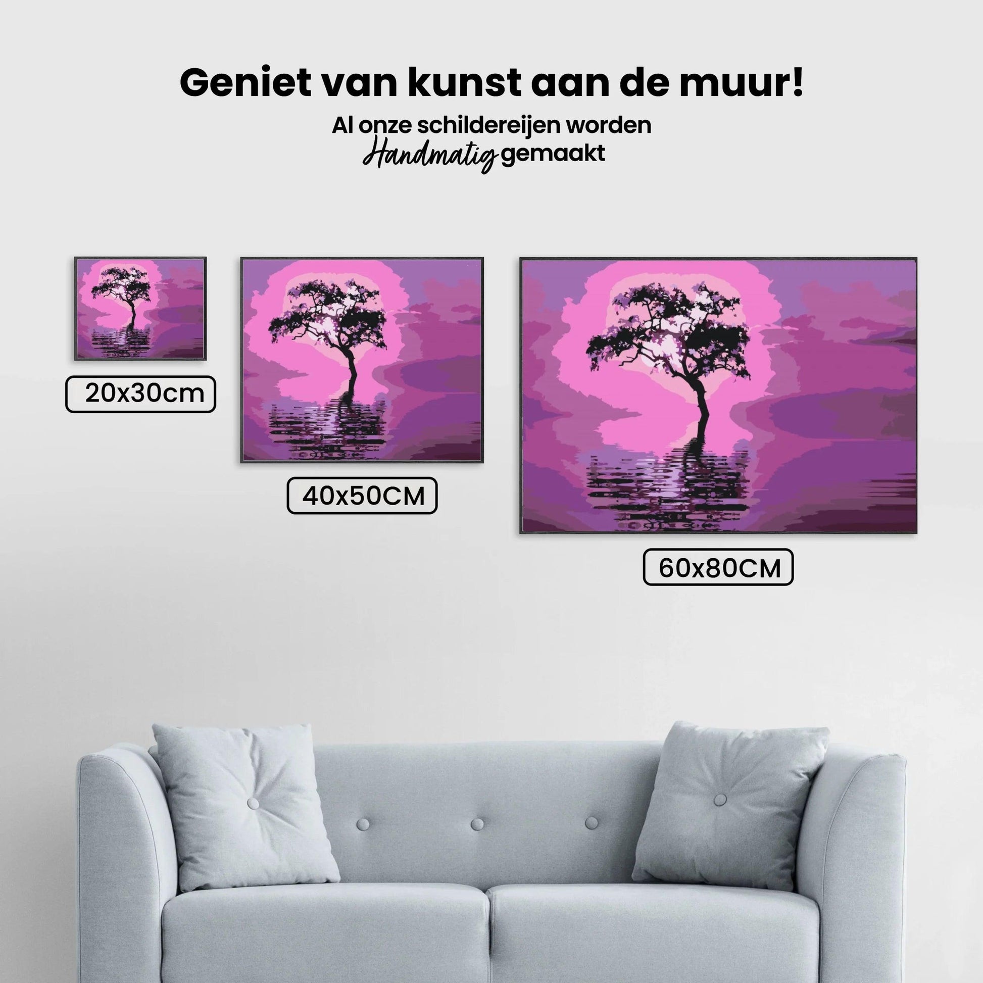 Diamantmalerei - Baum mitten im See - SEOS Shop ®